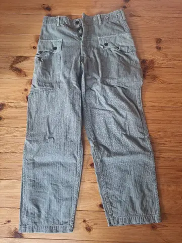 웨어하우스 Lot.1097 USMC 헤링본 몽키 팬츠 31 사이즈