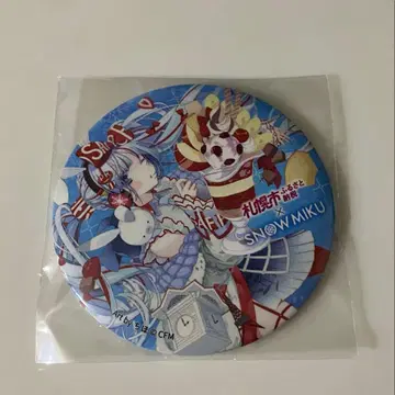 유키 미쿠 캔뱃지 삿포로시 고향세 SNOW MIKU