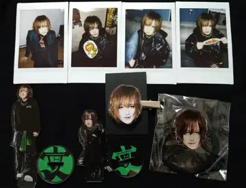 달콤한 폭력 분 폴라로이드 클립 머리끈 아크릴 스탠드