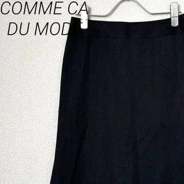 COMME CA DU MODE 미디 스커트 플레어 모 100% 안감 부착