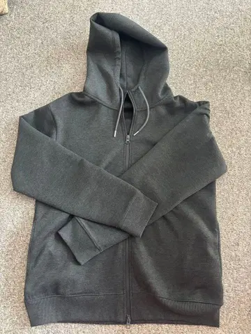 다크 그레이 풀 집업 후드티