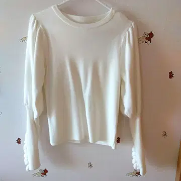 소매 프릴 니트