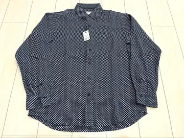 SIMPLE LIFE 도트 무늬 긴팔 셔츠 L 사이즈