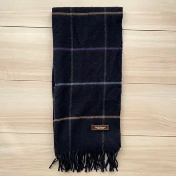 Paul Smith 체크 무늬 머플러 네이비