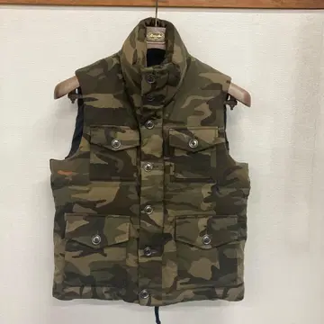 KENT&CURWEN 카모플라쥬 다운 베스트 LL