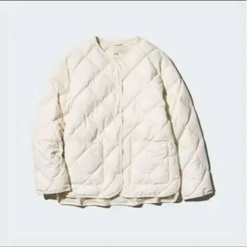 UNIQLO PuffTech 다운 자켓 L 아이보리