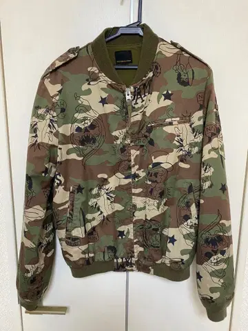 카모 패턴 MA-1 플라이트 자켓