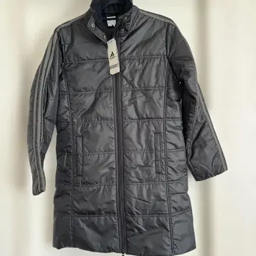 미사용 새상품 adidas 블랙 롱 코트