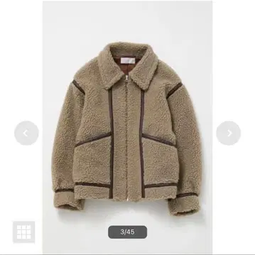 moussy 오버사이즈 보아 자켓