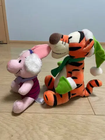 티거와 피글렛 봉제 인형 세트