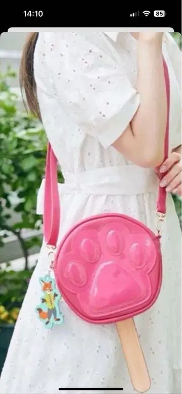 시마무라 치하루 주토피아 숄더백 닉 아이스형 파우치 핑크