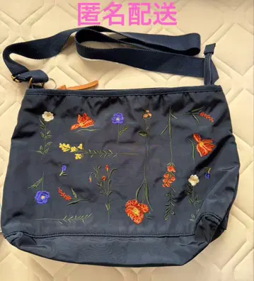 glanta 숄더백 꽃무늬 자수