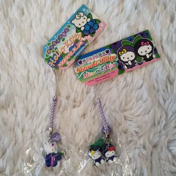 지역 한정 키티 미나미알프스 한정 물방울 족쇄 스트랩 천연수 레어