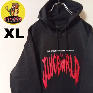 USA 구제 의류 스포츠 후드티 XL 블랙