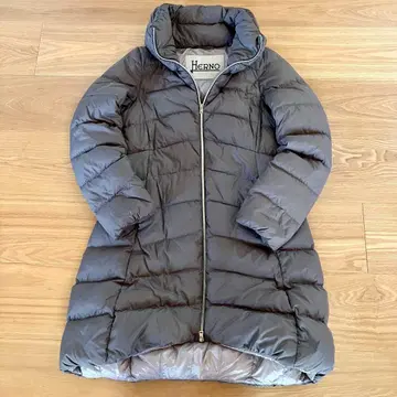HERNO 다운 코트 빅 사이즈 46 그레이 폴라텍