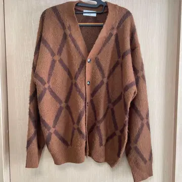 417 EDIFICE 샤기 지가라 가디건