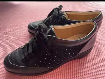 가격 인하 요시노야 힐 스니커즈 발볼 넓은 발수 웨지솔 22.5 EEW