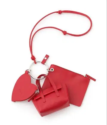 코코딜 3세트 멀티 숄더 빨간색 숄더백 코코딜