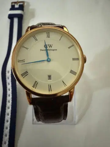 Daniel Wellington 아날로그 손목시계 골드/브라운