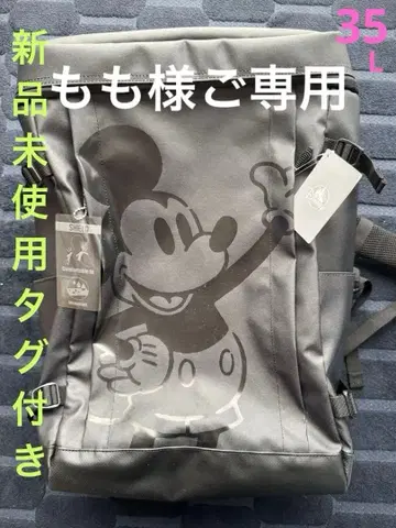 택 포함 미사용 새상품 콜맨 미키마우스 백팩 35L