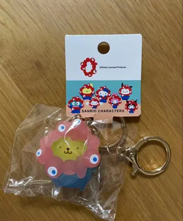 미야쿠미야쿠 변신 마스코트 폼폼푸딩 클리어 컬러 키링