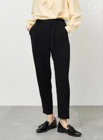 블랙 슬랙스 센터 프레스