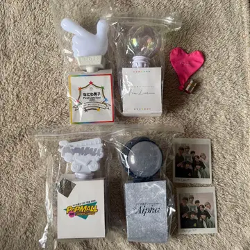 나니와단시 응원봉 묶음 판매 풍선 은색 테이프 포함