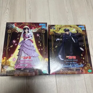 명탐정 코난 란 모리 신이치 쿠도 피규어 2체 세트
