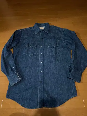 BIG MAC 데님 긴팔 셔츠 1980년대 USA 제조