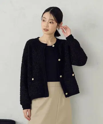 [ 미사용 새상품 ] COMME CA ISM 버튼 달린 가디건