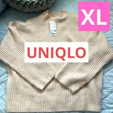 UNIQLO 수플레얀 모크넥 스웨터 XL