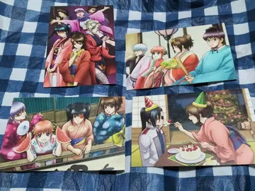 야규 큐베이 사루토비 아야메 은혼 자켓 4장 세트 사카타 긴토키