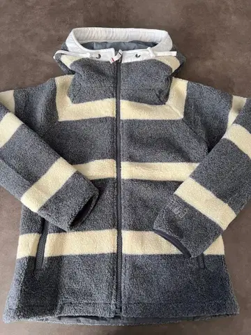 HELLY HANSEN 헬리한센 플리스 자켓 그레이 보더