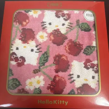 산리오 페이러 손수건 헬로키티 체리