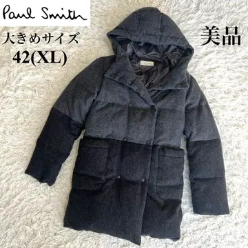 [ 새상품급 ] Paul Smith 폴스미스 다운 코트 절개 그레이 블랙
