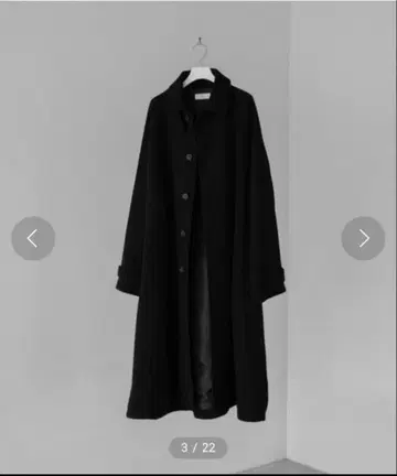 remer 블랙 스텐카라 코트