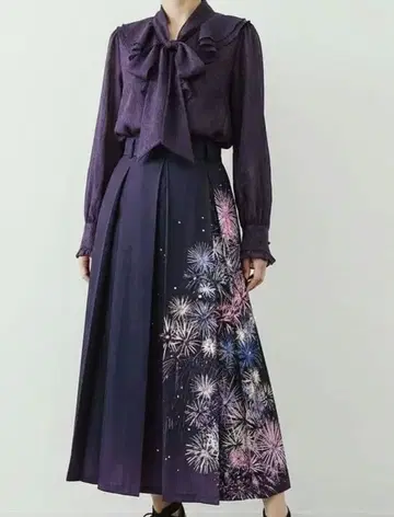 불꽃놀이 패턴 턱 스커트 덤 포함