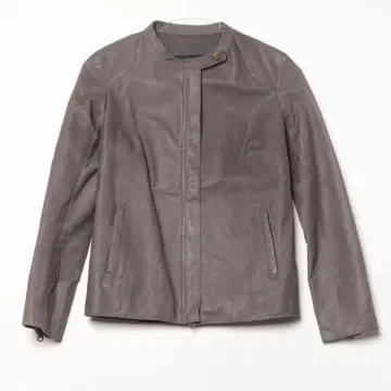 mystic 그레이지 가죽 자켓