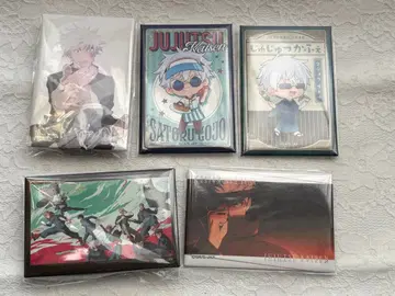 주술회전 고죠 사토루 캔뱃지 다운업 쥬쥬페스 묶음 판매