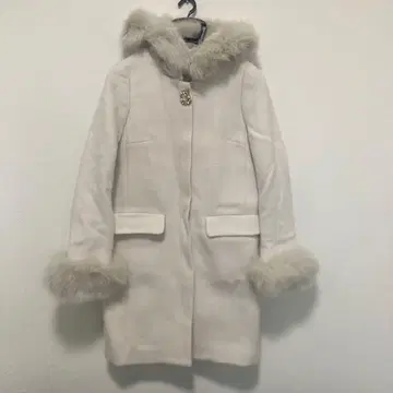 Apuweiser-riche 화이트 롱 코트 O size