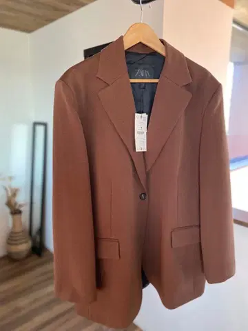 ZARA 브라운 재킷 ( 여성 ) 사이즈 L