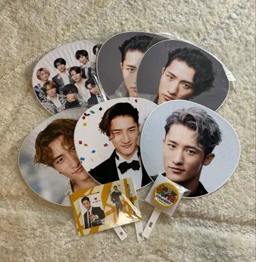 SnowMan 이와모토 테루 부채 6개 세트