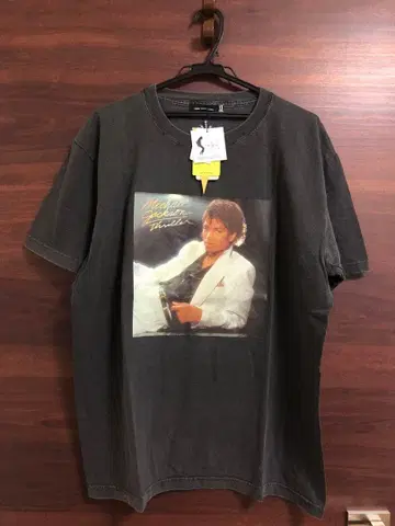 미사용 택 포함 마이클 잭슨 스릴러 T셔츠