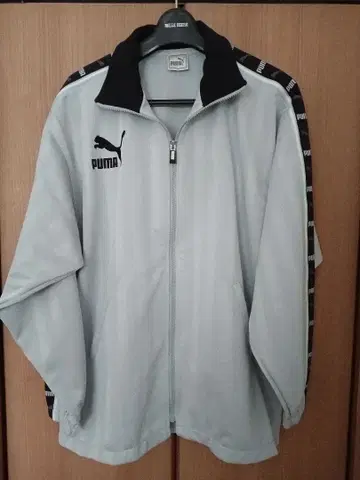 PUMA 그레이 집업 자켓
