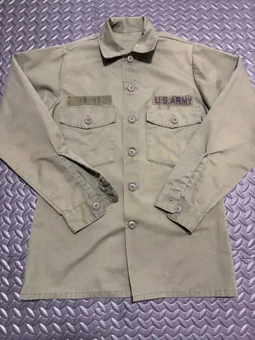 US ARMY 미군 실물 유틸리티 셔츠 빈티지