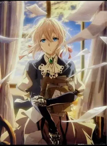 바이올렛 에버가든 포스터 해변의 바이올렛 미개봉 새상품