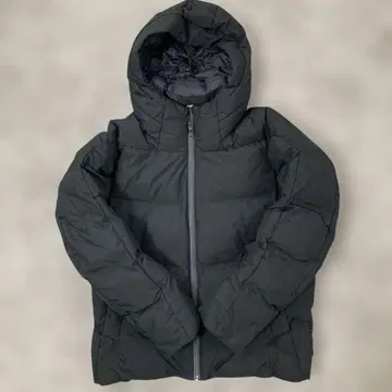 [유니클로] 남성용 심리스 다운 후드티 블랙 M 클리닝 완료