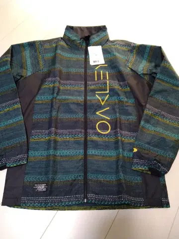 오클리 집업 자켓 남성용 M 사이즈 스트라이프 OAKLEY