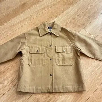 [ 새상품급 ] SHINZONE 베이지 자켓 체크 안감