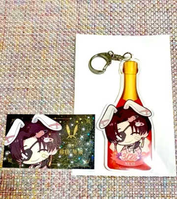 윈블 파보테리아 소방준비 샴페인 아크릴 키링 / 특전 세트